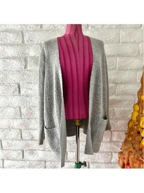 Calvin Klein Jeans Heather Gray Cardigan Sweater